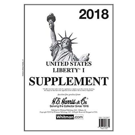 2018 Liberty 1 Stamp Album Supplement Harris United States H E Harris