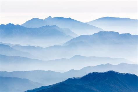 Misty Mountains Photograph By Gwangseop Eom