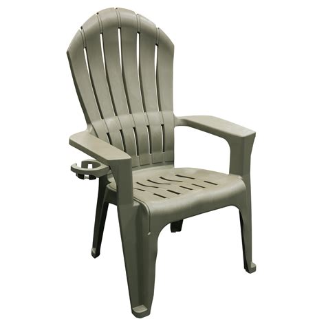 | plastic patio adirondack chairs. Adams Big Easy Outdoor Resin Adirondack Chair with Cup ...