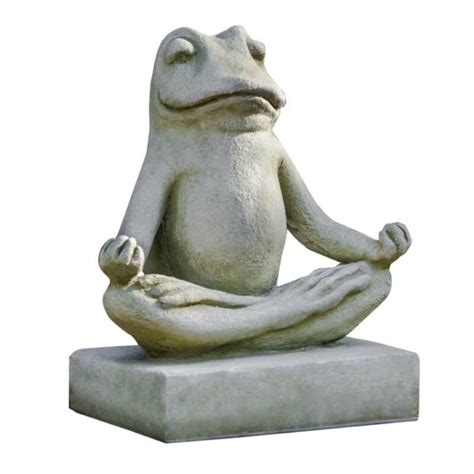 Mini Zen Frog Garden Sculpture Mccumber Fine Gardens