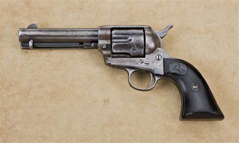 Colt Saa Revolver 44 40 Cal 4 34 Barrel Blue And Case Hardened