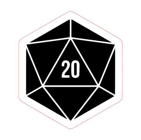D20 dice SVG Dungeons and Dragons Cricut Silhouette | Etsy