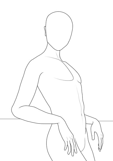 Update 79 Anime Male Body Template Latest Incdgdbentre
