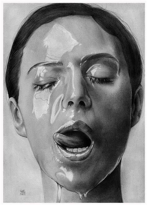 Sweet Graphite Pencil Sketch On Paper Portrait Drawing Realistic