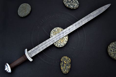 38custom Made Damascus Steel Viking Sword Norman Conquest Sh Sw 49