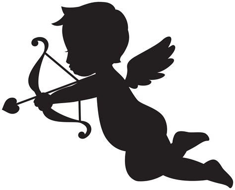 Cupid Silhouette Clipart 10 Free Cliparts Download Images On