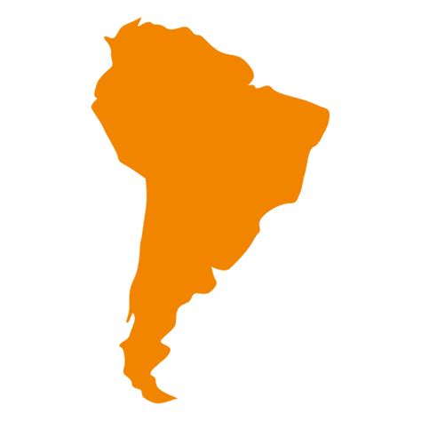 South American Continental Map Transparent Png And Svg Vector File