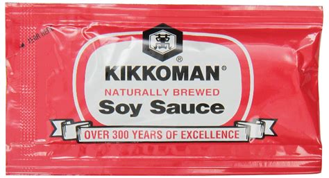 Kikkoman Less Sodium Soy Sauce Packets 02 Ounce 200