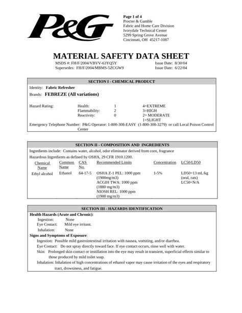 PDF MATERIAL SAFETY DATA SHEET Big Cat Rescue SAFETY DATA SHEET MSDS Coefficient Of