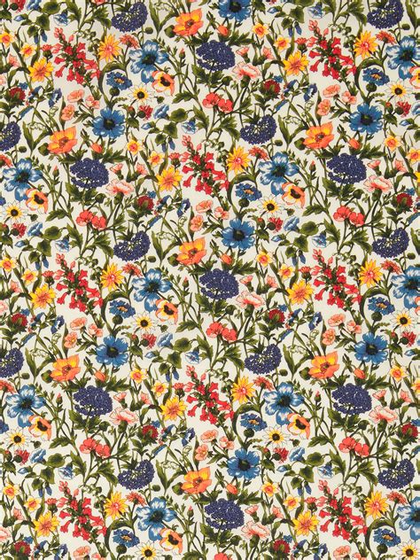 Liberty Rachel Floral Print Fabric, Cream/Multi at John Lewis & Partners