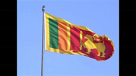 Sri Lanka National Anthem With Live Flag Youtube