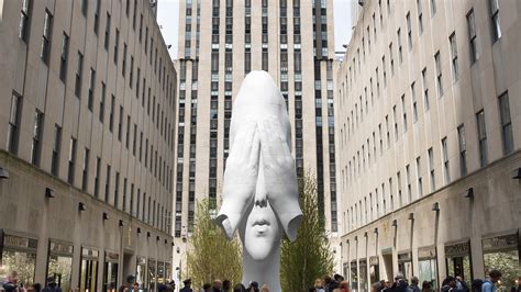 Frieze Sculpture Touches Down In Rockefeller Plaza For Its Inaugural