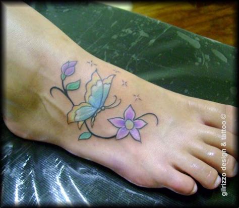 25 cute butterfly foot tattoo design ideas for girls entertainmentmesh
