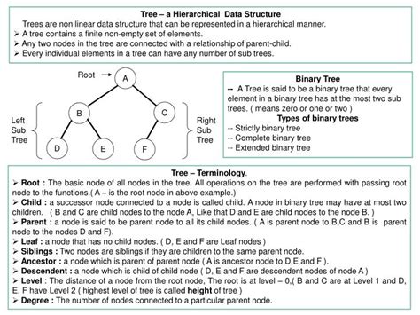 Ppt Tree A Hierarchical Data Structure Powerpoint Presentation