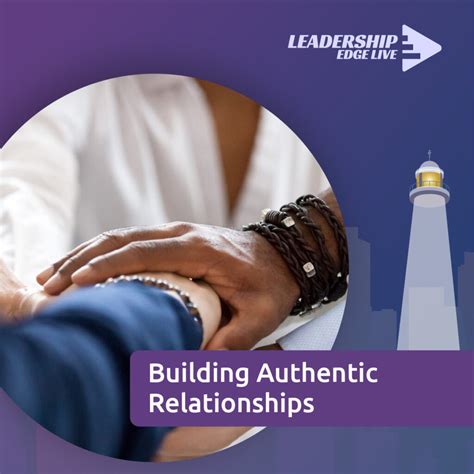 Building Authentic Relationships Leadership Edge Live