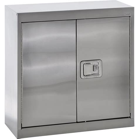 Sandusky Buddy Stainless Steel Wall Cabinet — 30inw X 12ind X 30inh
