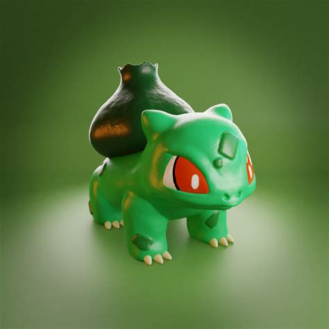 Free Stl File Bulbasaur 🐉・3d Printing Idea To Download・cults