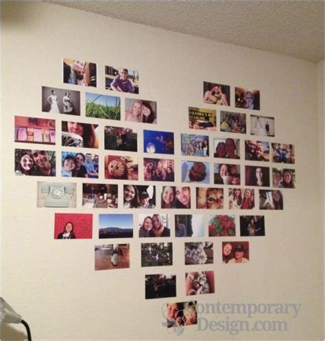 Photo Collage Ideas For Bedroom Wall