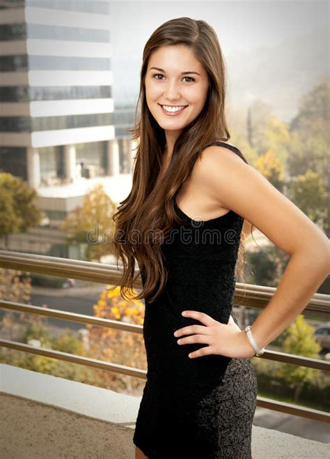 Young Girl Full Body Portrait Stock Photography Image