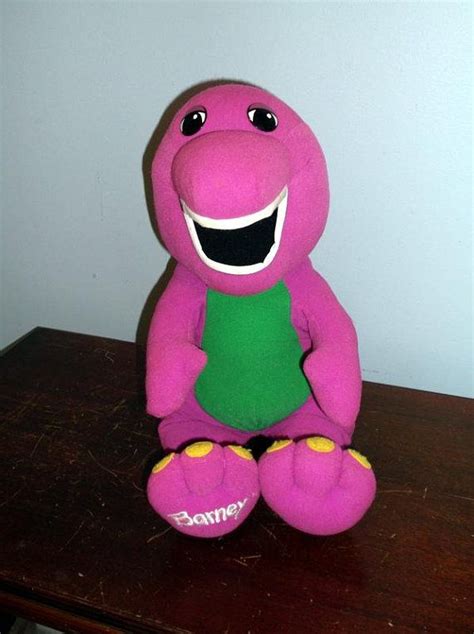 Barney Vintage 1992 Playskool Talking Barney 18 Barney Etsy Barney