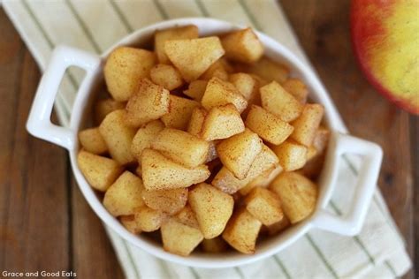 Boston market are the kings of cooked chicken. Sautéed Cinnamon Apples - Grace and Good Eats