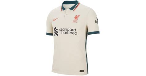 Nike Liverpool Fc 202122 Match Away Dri Fit Adv Football Shirt Brown