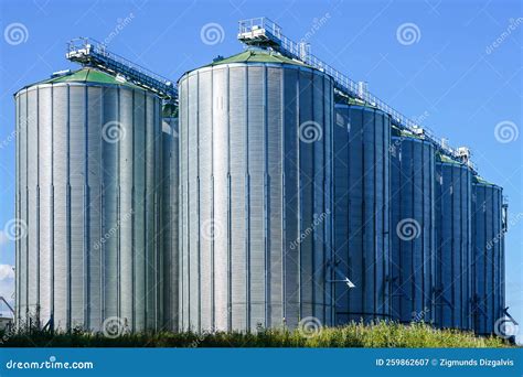 Agricultural Silos Storage And Drying Of Grains Wheat Corn Soy