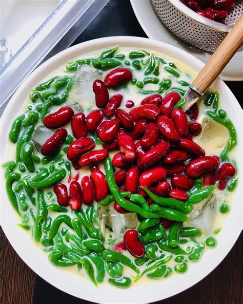 Bubur kacang merah ini juga sering dihidangkan dengan topping kue beras khas korea. Bubur Kacang Merah Chinese Style - hybrid art