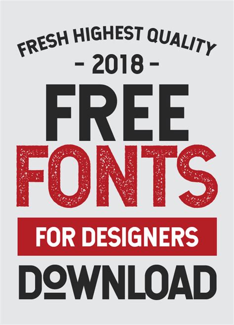 25 Freshest Free Fonts For Graphic Designers Fonts Graphic Design