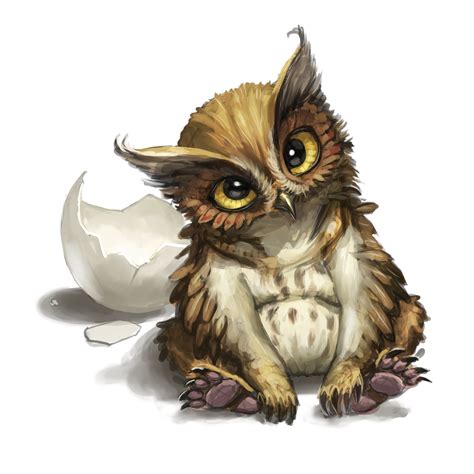 Baby Owlbear My Boss Created The Stats For This Creature When Playing