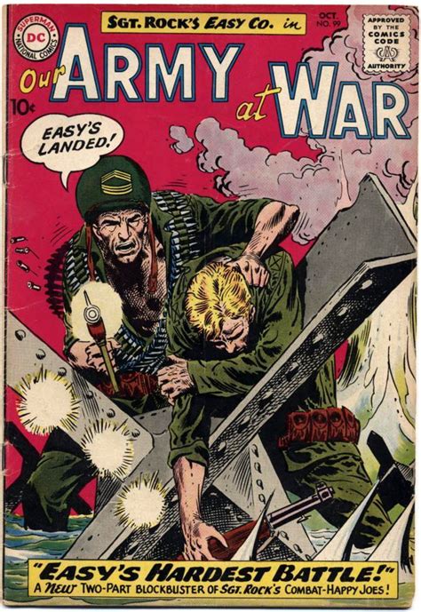 Lot Detail 1960 Our Army At War 97 99 Dc Comics Lot Of 3 Classic