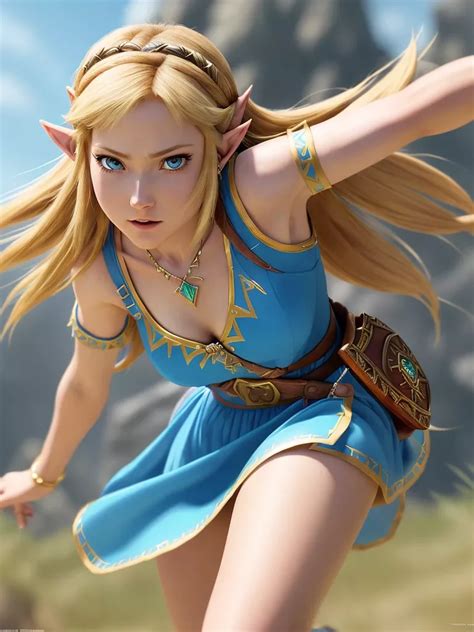 Deliberate Prompt Princess Zelda Action Scene 8k High Prompthero Princess Zelda Legend