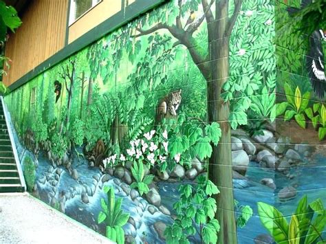 Outdoor Wall Murals For The Garden Uk Mural Wall