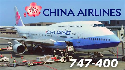 China Airlines Boeing 747 400 Economy Taipei Seoul Youtube