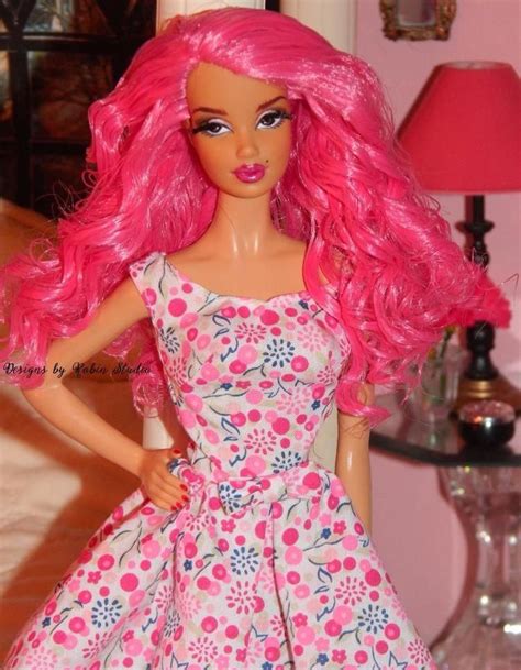 Steffie Loves Pink~ooak Model Muse Barbie Doll Mattel Dolls Model