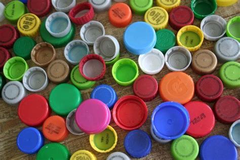 100 Mixed Plastic Bottle Caps Lot Of Bottle Caps From Soda Juice Milk And Water Bottles