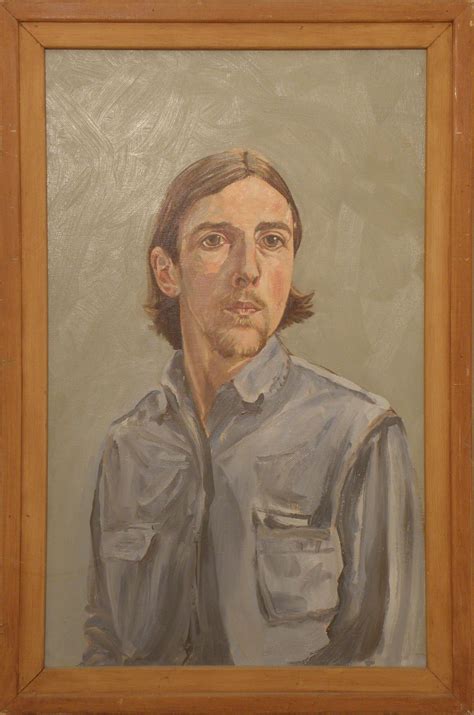 Self Portrait Oil 1973 Ensightful
