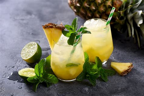 Najlepszewkuchni Pl Ananasowa Lemoniada