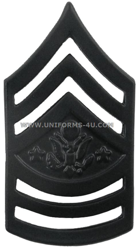 Army Black Metal Chevrons Sergeant Major Of The Army