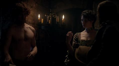Auscaps Sam Heughan Shirtless In Outlander The Gathering