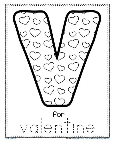 Free Valentines Day Tracing And Coloring Prntable Preschool