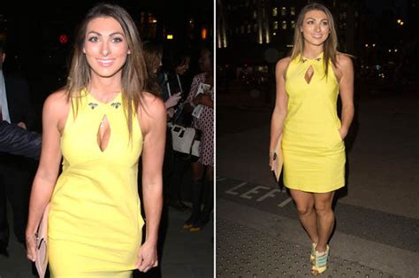 Luisa Zissman Shows Off Keyhole Cleavage In Yellow Dress At Stealing Banksy Daily Star