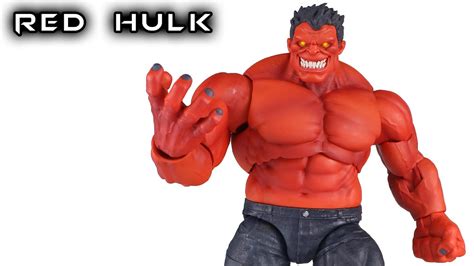 Marvel Select Red Hulk Action Figure Review Youtube