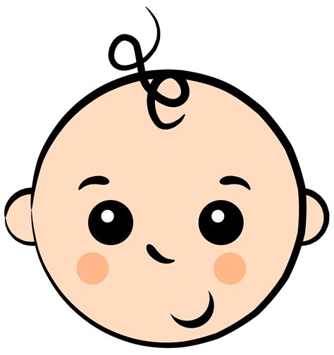Baby Face Template Clipart Best