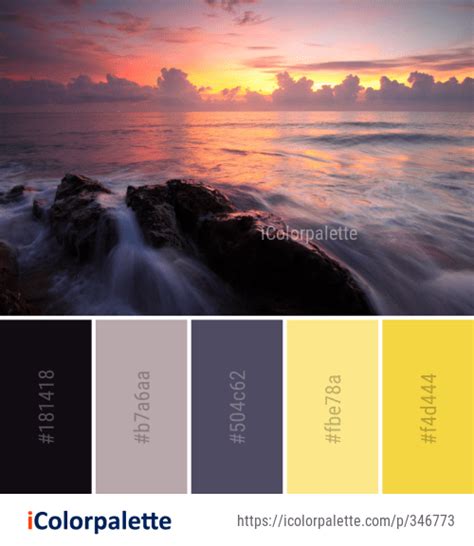 Color Palette Ideas From Sky Horizon Sea Image Icolorpalette Ocean