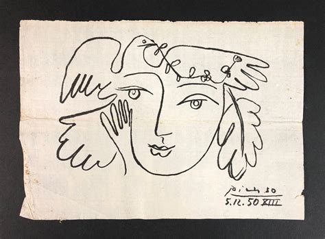 Pablo Picasso Spanish 1881 1973 Ink Drawing