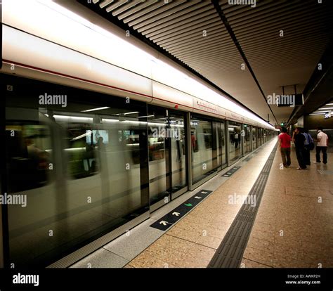 Mtr Subway In Hong Kong Stock Photo Alamy