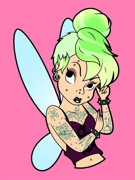 Download New blog! Look Human draws punk princesses! Tinkerbelle ...