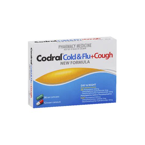 Buy Codral Cold And Flucough Day And Night 48 Capsules Online At Cincotta Discount Chemist