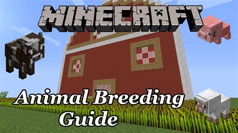 Minecraft How to Breed Animals | Basic Animal Breeding Tutorial - YouTube